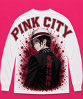 Pink City Anime Long Sleeve Tee