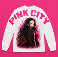 Pink City Anime Long Sleeve Tee