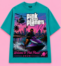 Black Pink Planet VII Welcome to Pink Planet couple cityscape tee