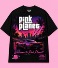 Pink Pink Planet Radio rear car tee