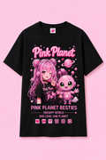 Luna & Pixie Besties Tee (Black)