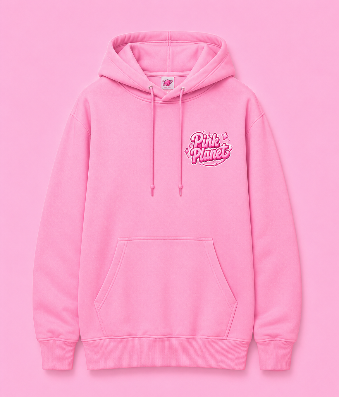 Pink Planet Besties Hoodie - Pink