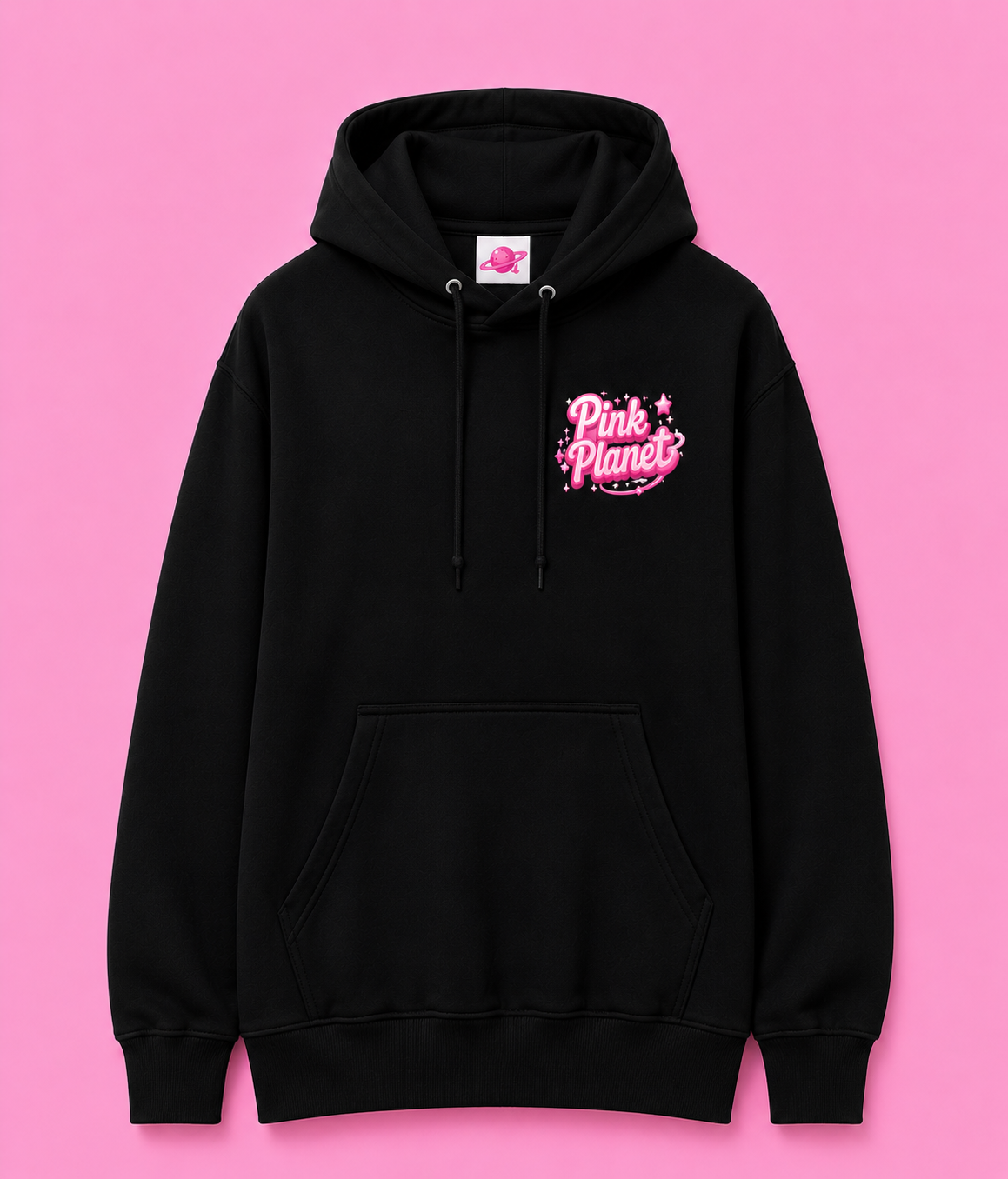 Pink Planet Besties Hoodie - Pink