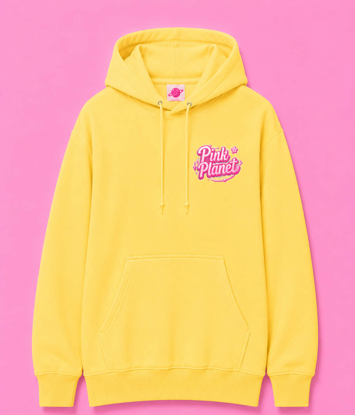 Pink Planet Besties Hoodie - Pink