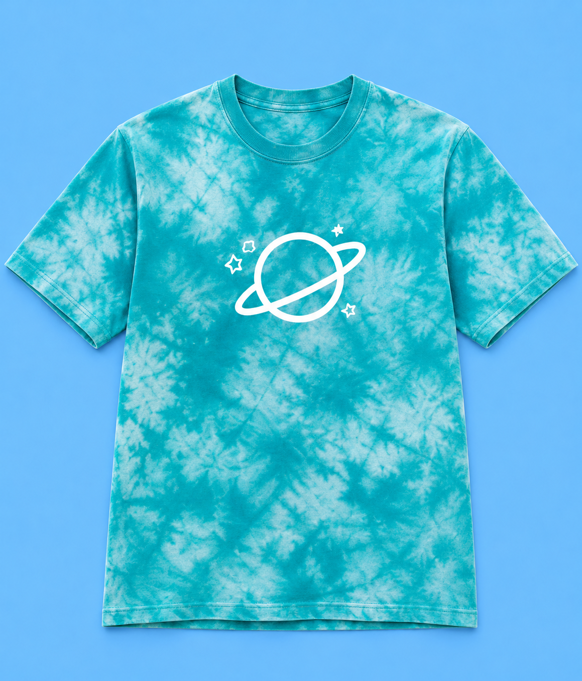 Pink Planet Tie-Dye Tee - Red (Men's)