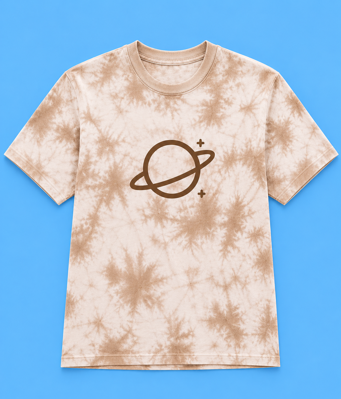 Pink Planet Tie-Dye Tee - Red (Men's)