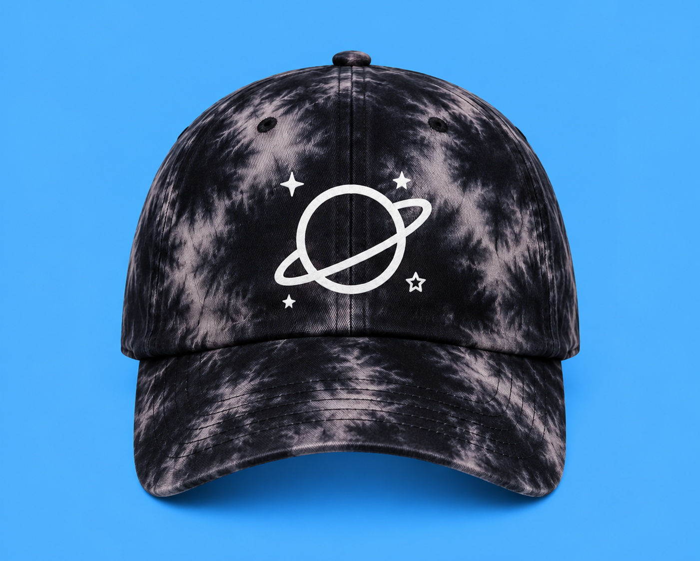 Pink Planet Cosmic Dad Hat (Red)