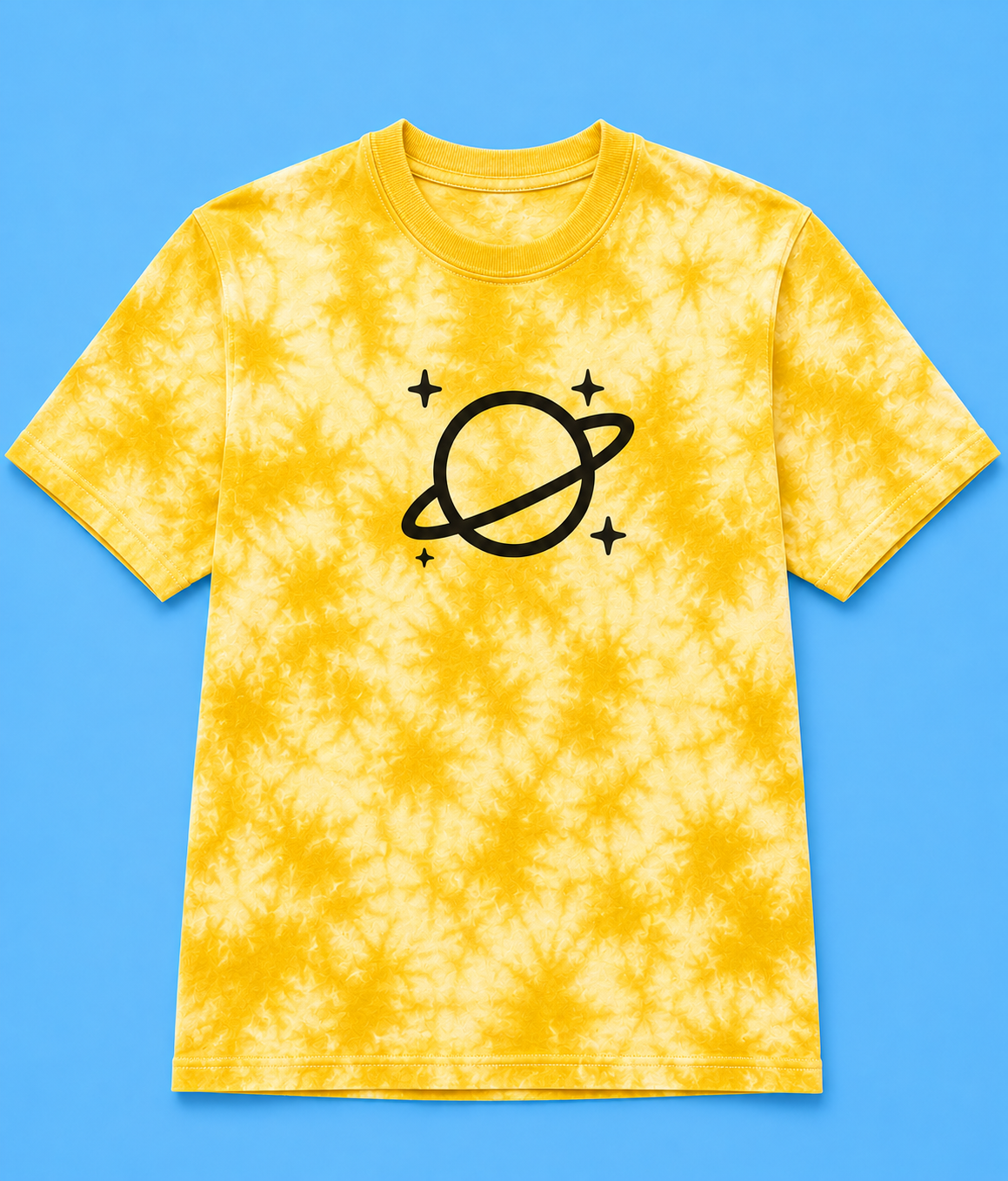 Pink Planet Tie-Dye Tee - Red (Men's)